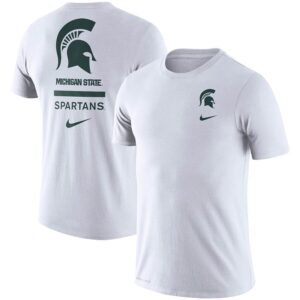 Michigan State Spartans DNA Logo Performance T-Shirt - White