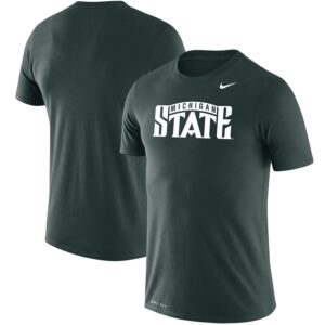Michigan State Spartans School Logo Legend Performance T-Shirt - Green