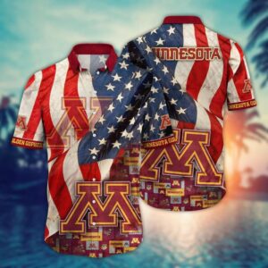Minnesota Golden Gophers NCAA Independence Day Hawaii Shirt Summer Shirt HSW1036