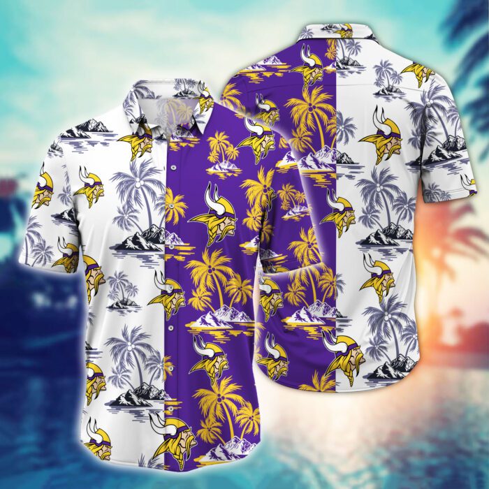 Minnesota Vikings NFL Hawaiian Shirt Summer Shirt Perfect Gift HSW1191