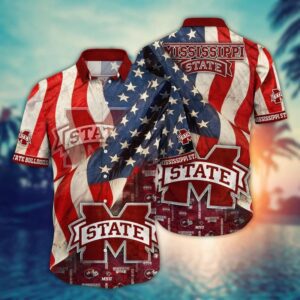 Mississippi State Bulldogs NCAA Independence Day Hawaii Shirt Summer Shirt HSW1110