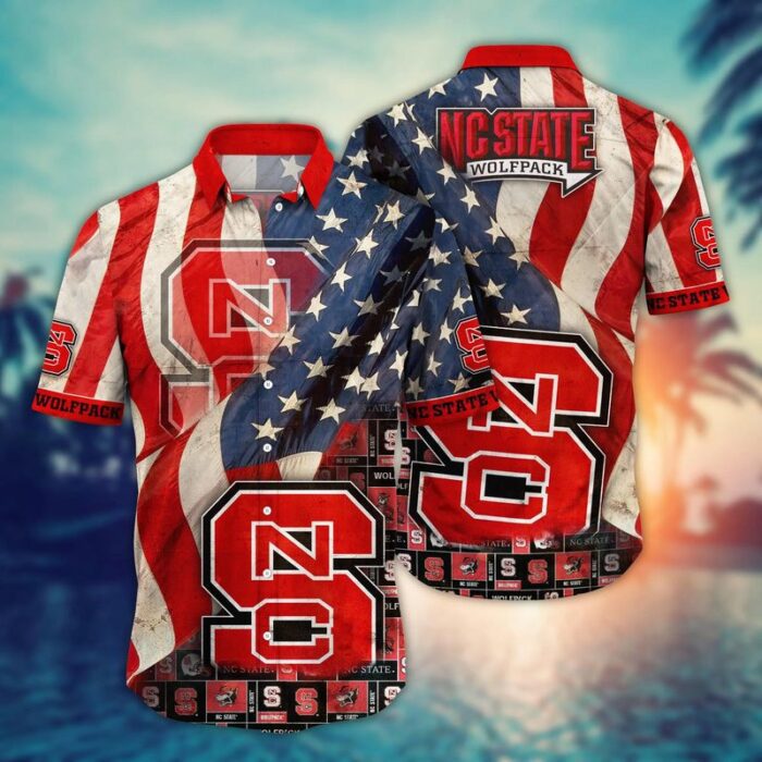 NC State Wolfpack NCAA Independence Day Hawaii Shirt Summer Shirt HSW1040