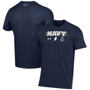Navy Midshipmen Under Armour 2023 Aer Lingus College Football Classic Celtic Knot Performance Cotton T-Shirt - Navy