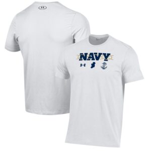 Navy Midshipmen Under Armour 2023 Aer Lingus College Football Classic Celtic Knot Performance Cotton T-Shirt - White