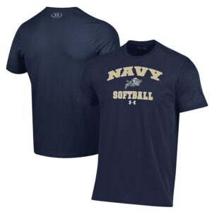 Navy Midshipmen Under Armour Softball Performance T-Shirt - Navy