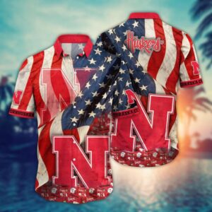 Nebraska Cornhuskers NCAA Independence Day Hawaii Shirt Summer Shirt HSW1041