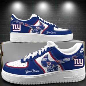 New York Giants Personalized Air Force 1 Shoes AF1 Limited Sneakers Custom Name WAF10312