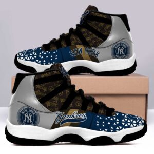 New York Yankees x LV Jordan Retro 11 Sneakers Louis Vuitton Shoes BJD110527