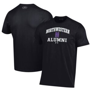 Northwestern Wildcats Under Armour Alumni Performance T-Shirt - Black