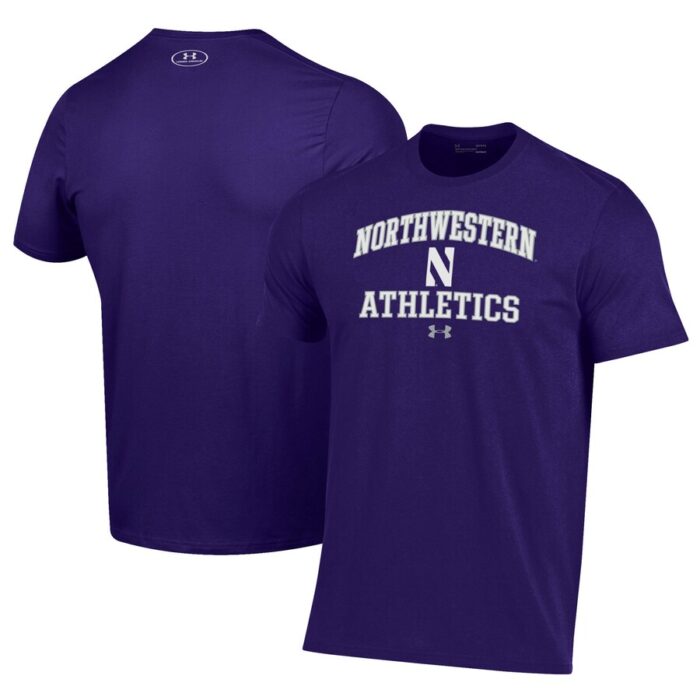 Northwestern Wildcats Under Armour Athletics Performance T-Shirt - Purple