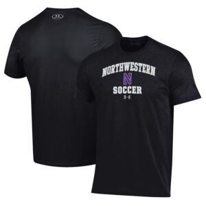 Northwestern Wildcats Under Armour Soccer Arch Over Performance T-Shirt - Black