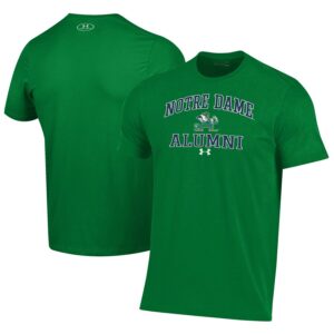 Notre Dame Fighting Irish Under Armour Alumni Performance T-Shirt - Green