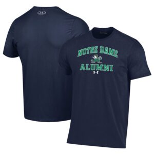 Notre Dame Fighting Irish Under Armour Alumni Performance T-Shirt - Navy