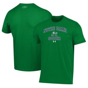 Notre Dame Fighting Irish Under Armour Soccer Arch Over Performance T-Shirt - Green