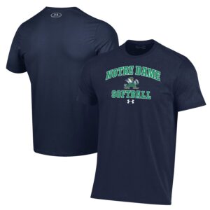 Notre Dame Fighting Irish Under Armour Softball Performance T-Shirt - Navy