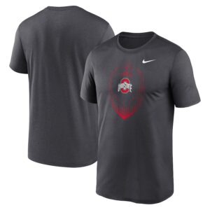 Ohio State Buckeyes Primetime Legend Icon Performance T-Shirt - Anthracite