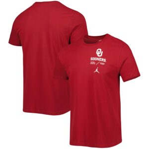 Oklahoma Sooners Jordan Brand Team Practice Performance T-Shirt - Crimson