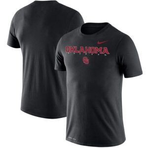 Oklahoma Sooners Legend Facility Performance T-Shirt - Black