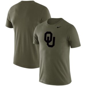 Oklahoma Sooners Tonal Logo Legend Performance T-Shirt - Olive