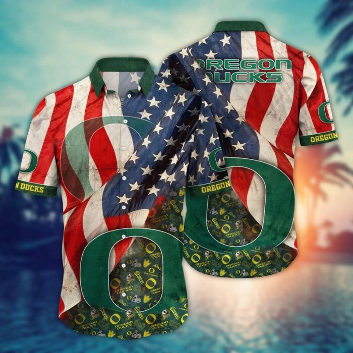 Oregon Ducks NCAA Independence Day Hawaii Shirt Summer Shirt HSW1121