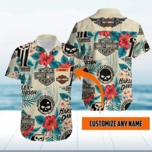 Personalized Hawaii Shirt Summer Shirt Island Harley Davidson HSW1217