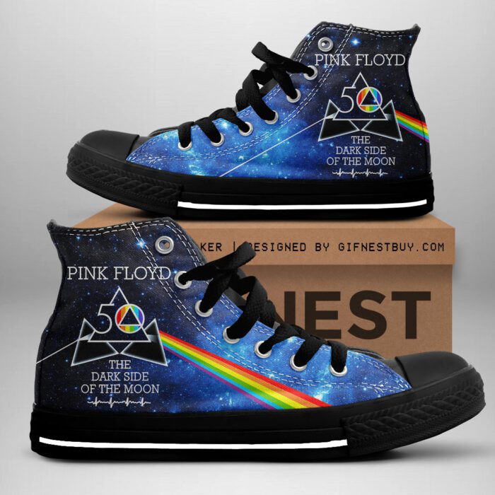 Pink Floyd High Top Canvas Shoes  GHT1176
