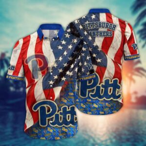 Pittsburgh Panthers NCAA Independence Day Hawaii Shirt Summer Shirt HSW1051