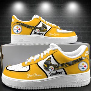 Pittsburgh Steelers Personalized Air Force 1 Shoes AF1 Limited Sneakers Custom Name WAF10328