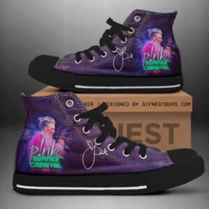 P!nk High Top Canvas Shoes  GHT1058