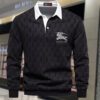Premium 2024 Luxury Burberry Polo Sweatshirt Collar Sweatshirt CPLS1041