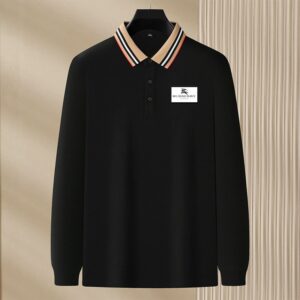 Premium 2024 Luxury Burberry Polo Sweatshirt Collar Sweatshirt CPLS1065