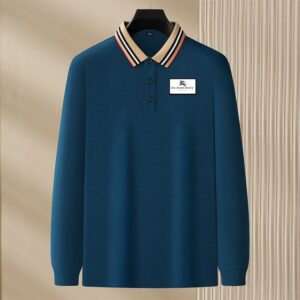 Premium 2024 Luxury Burberry Polo Sweatshirt Collar Sweatshirt CPLS1074