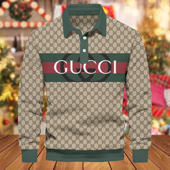 Premium 2024 Luxury Gucci Polo Sweatshirt Collar Sweatshirt CPLS1025
