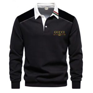 Premium 2024 Luxury Gucci Polo Sweatshirt Collar Sweatshirt CPLS1055