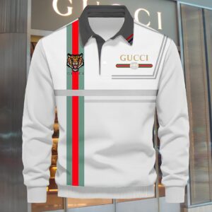 Premium 2024 Luxury Gucci Polo Sweatshirt Collar Sweatshirt CPLS1070