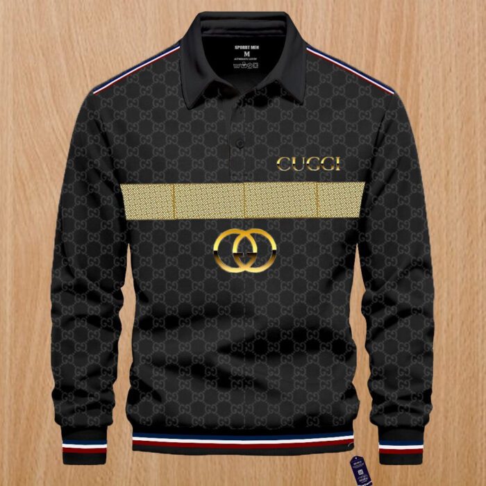 Premium 2024 Luxury Gucci Polo Sweatshirt Collar Sweatshirt CPLS1104