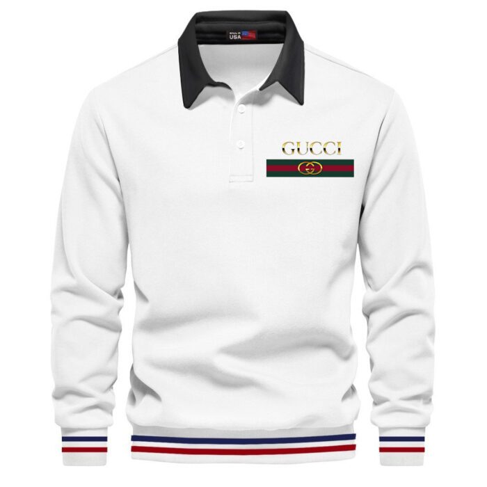 Premium 2024 Luxury Gucci Polo Sweatshirt Collar Sweatshirt CPLS1105