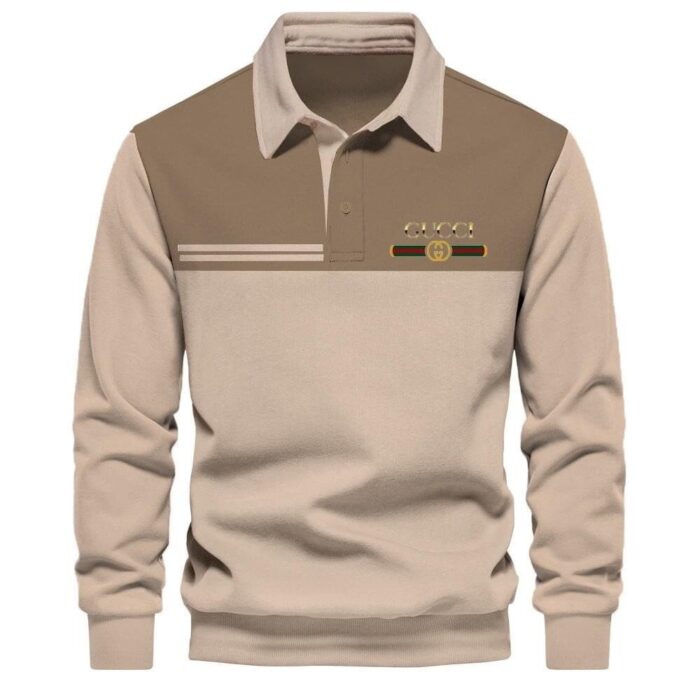 Premium 2024 Luxury Gucci Polo Sweatshirt Collar Sweatshirt CPLS1110