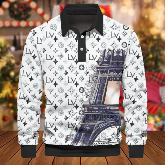 Premium 2024 Luxury LV Polo Sweatshirt Collar Sweatshirt CPLS1019