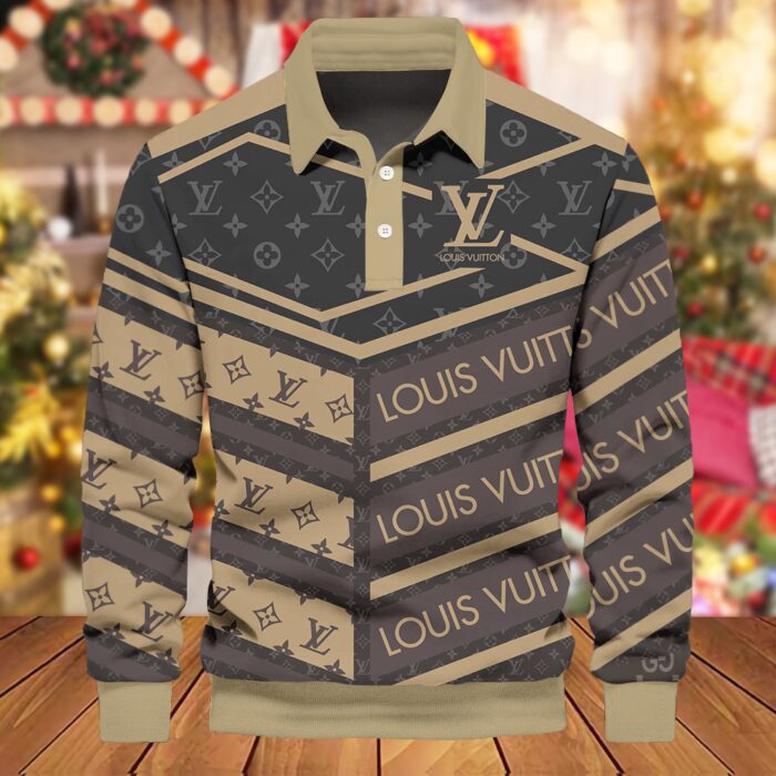 Premium 2024 Luxury LV Polo Sweatshirt Collar Sweatshirt CPLS1033