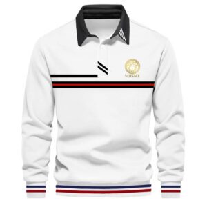 Premium 2024 Luxury Versace Polo Sweatshirt Collar Sweatshirt CPLS1004