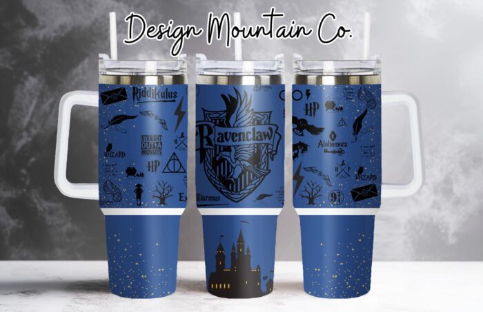 Ravenclaw Harry Potter Movies Custom Stanley Quencher 40oz Stainless Steel Tumbler MST10448