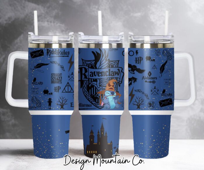 Ravenclaw Harry Potter Movies Custom Stanley Quencher 40oz Stainless Steel Tumbler MST3080