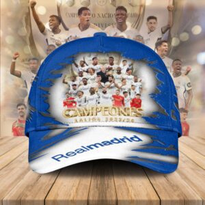 Real Madrid 36 Campeones 2024 Final Champion Trophy Classic Cap V1