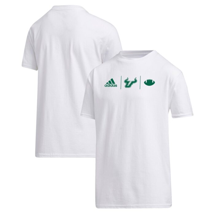 South Florida Bulls adidas Team Amplifier Performance T-Shirt - White