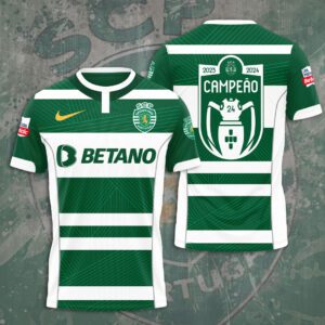 Sporting CP Campeao Liga Portugal 2024 Champion Shirts TSS1010