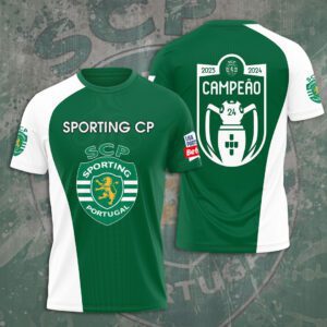 Sporting CP Campeao Liga Portugal 2024 Champion Shirts TSS1017