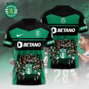 Sporting CP Campeao Liga Portugal 2024 Champion Shirts TSS1018