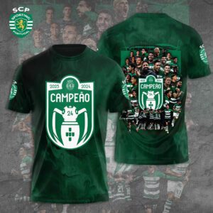 Sporting CP Campeao Liga Portugal 2024 Champion Shirts TSS1024