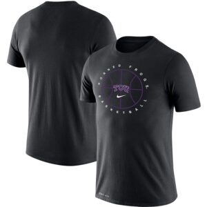 TCU Horned Frogs Basketball Icon Legend Performance T-Shirt - Black